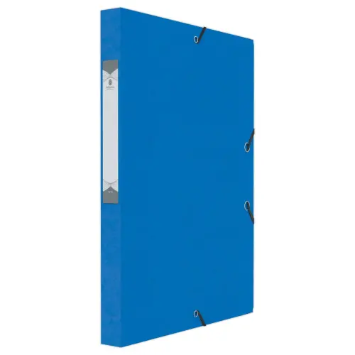 Bo&icirc;te de classement - 24x32 Dos 25 mm - bleu - FIDUCIAL 