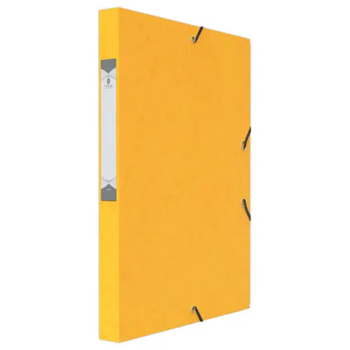 Boîte de classement - 24x32 Dos25 mm - jaune - FIDUCIAL