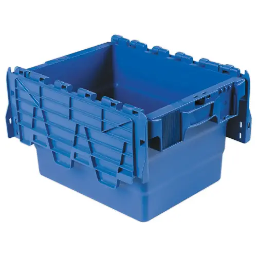 Bac navette gerbable 22 litres bleu