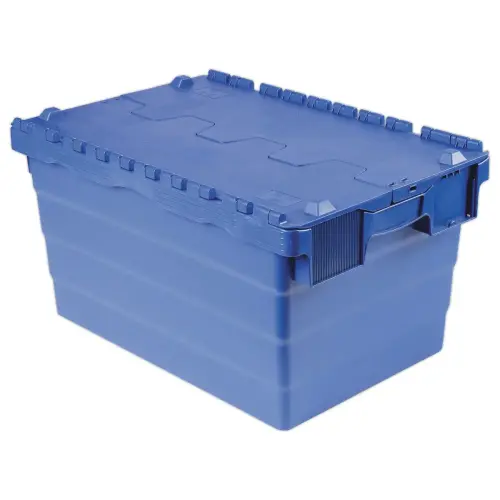 Bac navette gerbable 54 litres bleu
