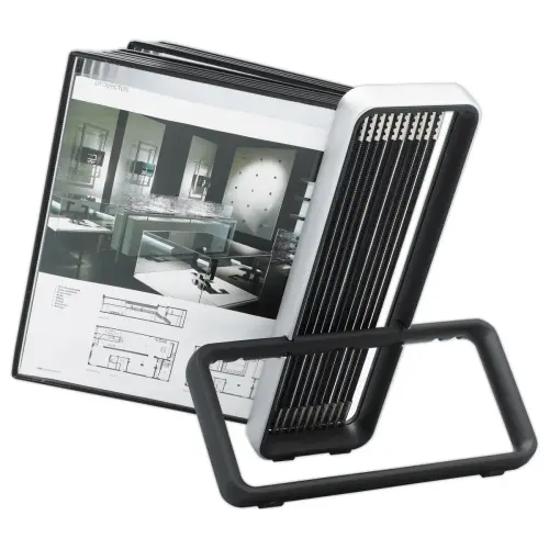 Ensemble Pupitre Veo 10 poches A4 PP noires