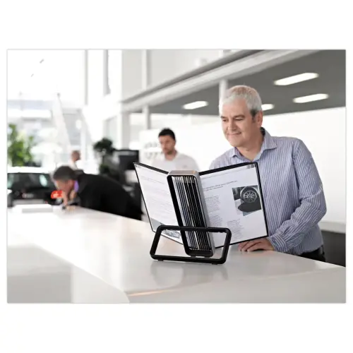 Ensemble Pupitre Veo 10 poches A4 PP noires