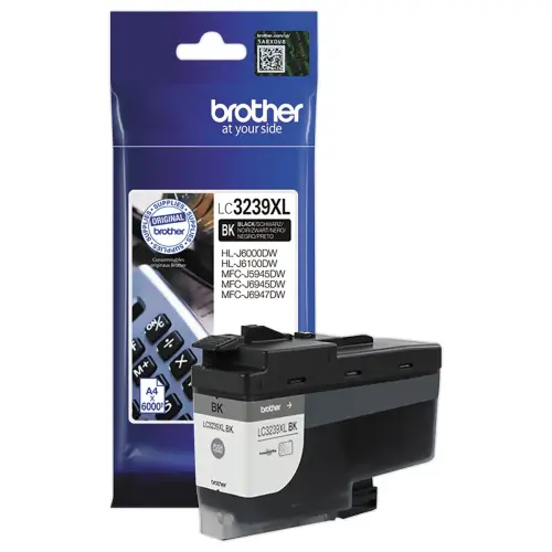 Cartouche BROTHER LC3239 noire tr&egrave;s haute capacit&eacute; 