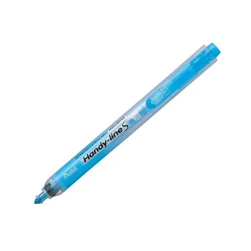 Surligneur rétractable - pointe biseautée - bleu - PENTEL