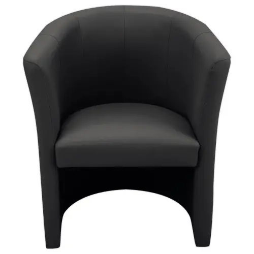 Siège Club simili cuir – Noir