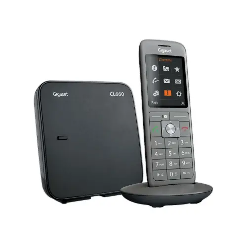 T&eacute;l&eacute;phone ss fil GIGASET CL660 et sa base d&eacute;port&eacute;e 