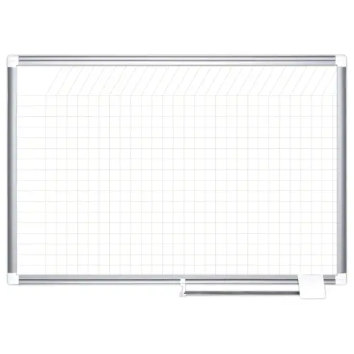 Planning magnétique Kanban - 180 x 120 cm - Cases 25 mm - BI-OFFICE
