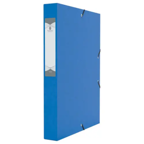 Boîte de classement - 24x32 - Dos 40 mm - bleu - FIDUCIAL