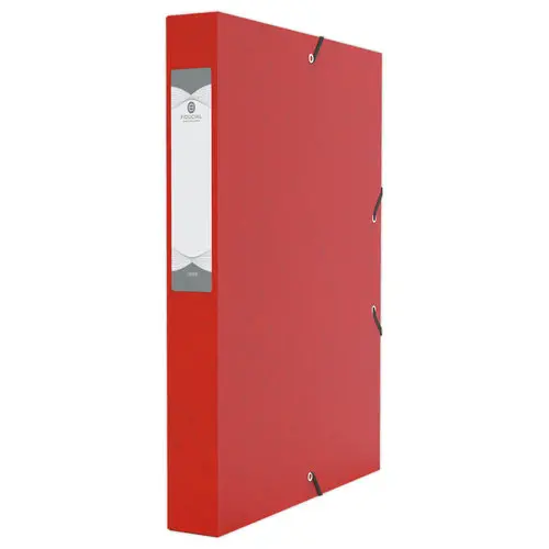 Boîte de classement - 24x32 - Dos 40 mm - rouge - FIDUCIAL