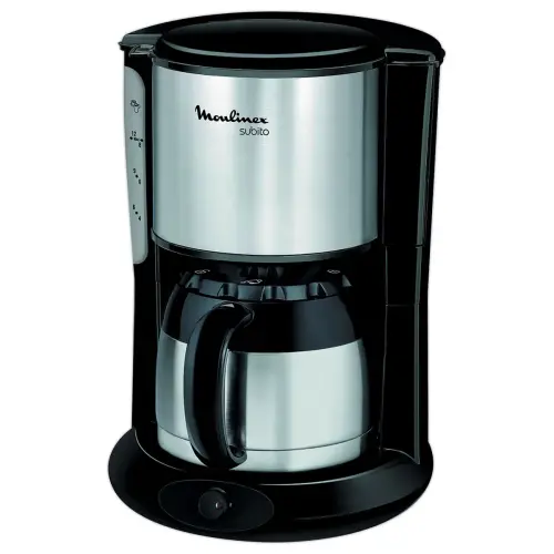 Cafetière isotherme inox - 0,9 L - Noir - MOULINEX