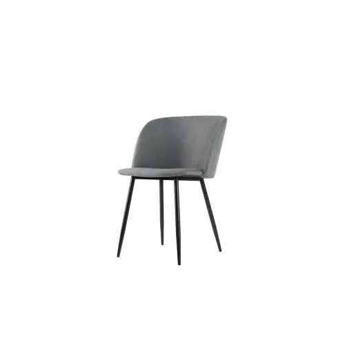 2 Fauteuils Must Pied noir assise grise montés
