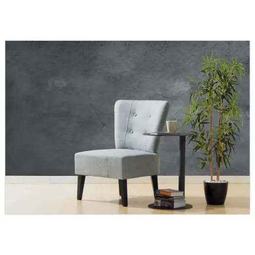 Table d'appoint ronde EasyDesk - Anthracite - Non montée - PAPERFLOW