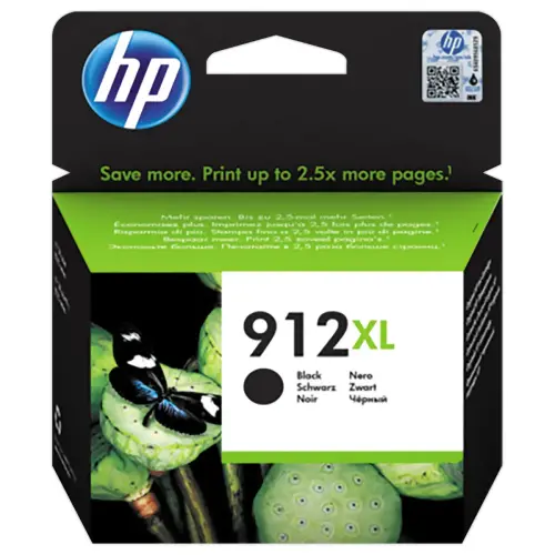 Cartouche d'encre noire 912XL 3YL84AE - HP 