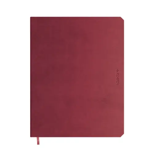 Carnet de Kempen large lign&eacute; Ashblack - Noir 