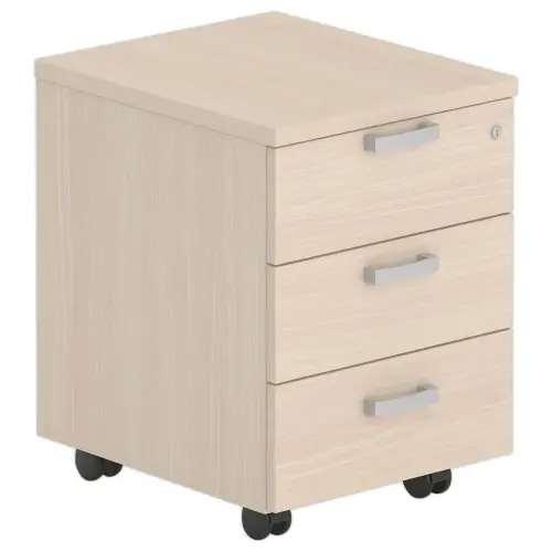 Caisson mobile 3 tiroirs  - Acacia clair 
