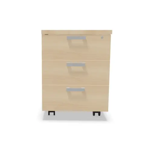 Caisson mobile 3 tiroirs  - Acacia clair 
