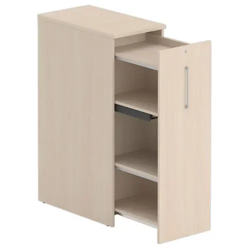 Tour de rangement - Ouverture à droite - H 130 cm - Acacia clair