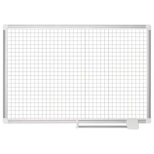 Planning magnétique Kanban - 120 x 90 cm - Cases 25 mm - BI-OFFICE