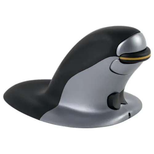 Souris ergonomique sans fil penguin grand mod&egrave;le 