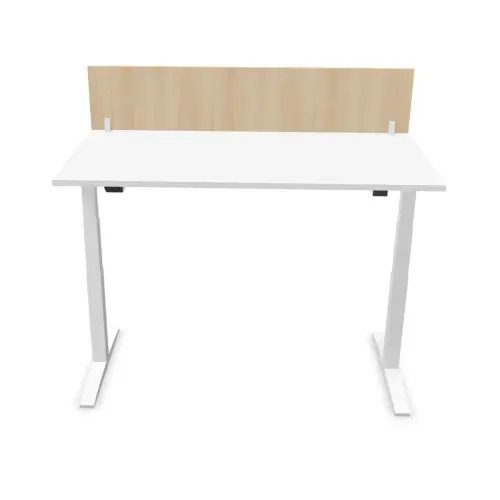 Cloisonnette pour bureau L. 160 acaciaclair/blanc