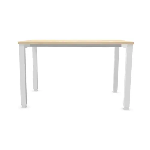 Bureau BRUXELLES 120 x 80 acacia- pieds blancs