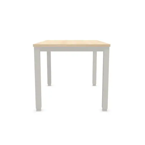 Bureau BRUXELLES 120 x 80 acacia - pieds aluminium