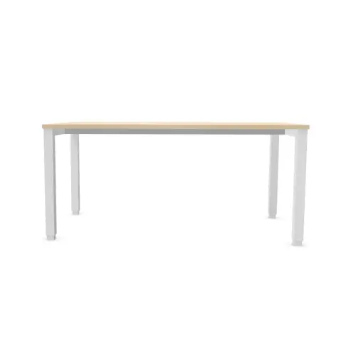 Bureau BRUXELLES 180 x 80 acacia - pieds  blancs 