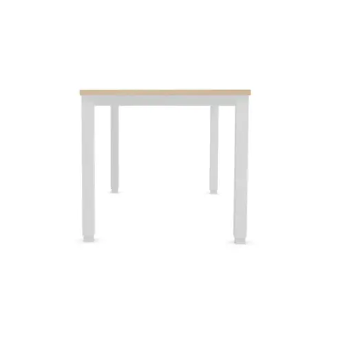 Bureau BRUXELLES 180 x 80 acacia - pieds  blancs 