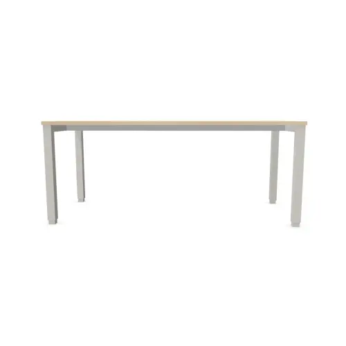 Bureau BRUXELLES 180 x 80 acacia - pieds  aluminium 