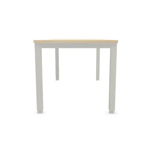 Bureau BRUXELLES 180 x 80 acacia - pieds  aluminium 