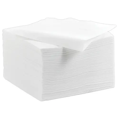 125 Serviettes double épaisseur - 33 x 33 cm - Blanc - Duni