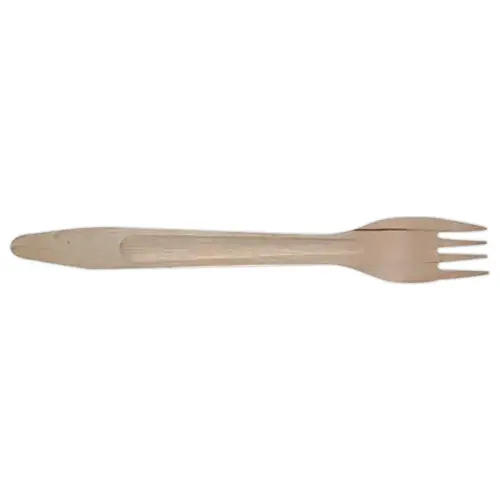 100 Fourchettes - Bois - 16,5 cm