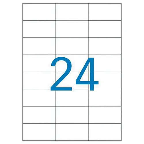 100 Planches d'étiquettes multiusages - 70x37 mm - APLI
