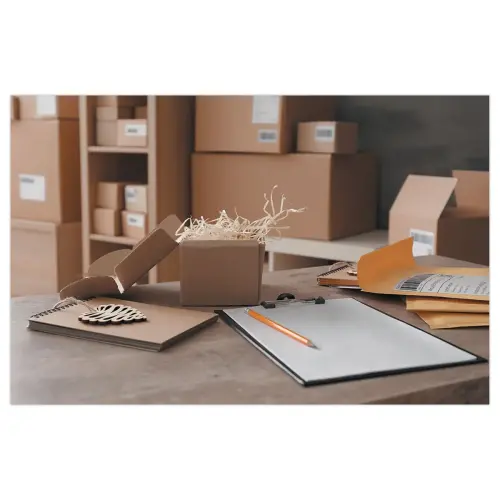 100 Planches d'&eacute;tiquettes laser 100%recycl&eacute;es 38,1 x21,2 mm  6500 &eacute;tiq 