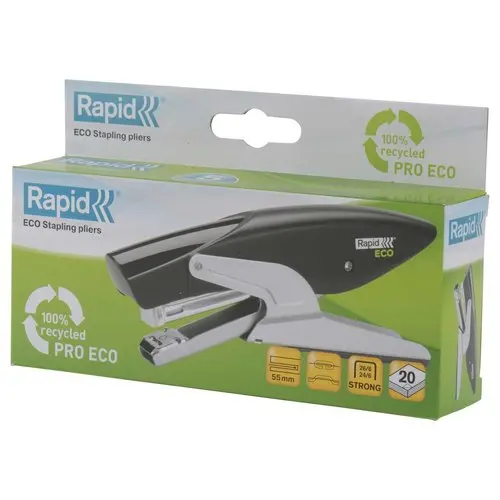 Pince agrafeuse recyclée - 24/6-26/6 - Noir - RAPID Eco
