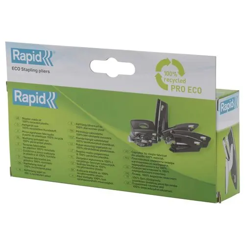 Pince agrafeuse recyclée - 24/6-26/6 - Noir - RAPID Eco