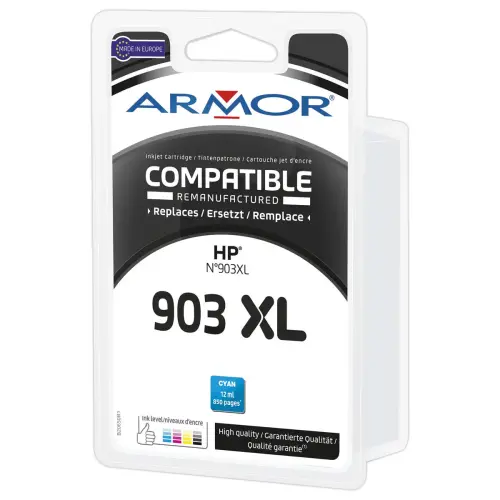 Cartouche éq. HP 903XL - Haute capacité - Cyan - OWA