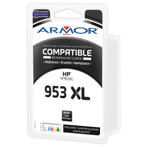 Cartouche éq. HP 953XL - Haute capacité - Noir - OWA
