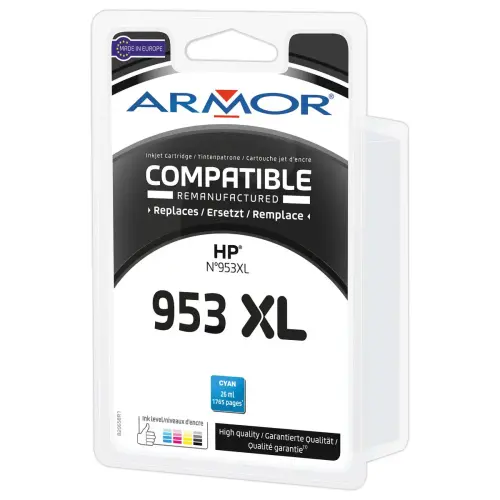 Cartouche &eacute;q. HP 953XL - Haute capacit&eacute; - Cyan - OWA 