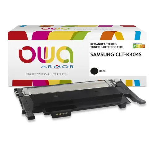 Toner équivalent Samsung CLTK404S/ELS - Noir - Owa