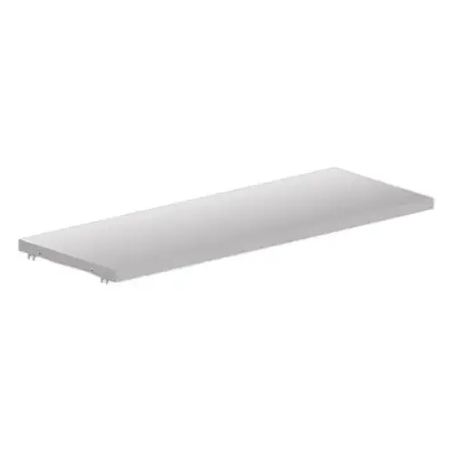 Étagère alu en métal pour armoire haute bicolore L.120 cm