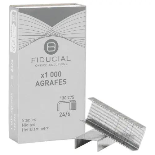 1 000 Agrafes pour agrafeuses de bureau &ndash; 24/6 