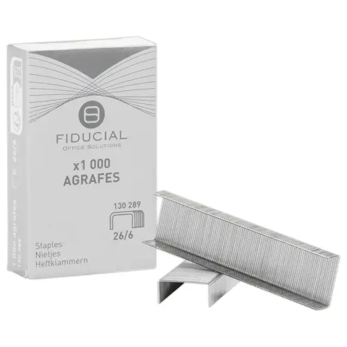 1000 Agrafes pour agrafeuses de bureau - 26/6 