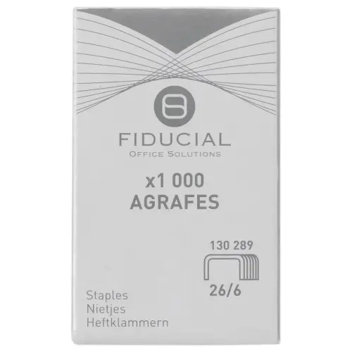 1000 Agrafes pour agrafeuses de bureau - 26/6 