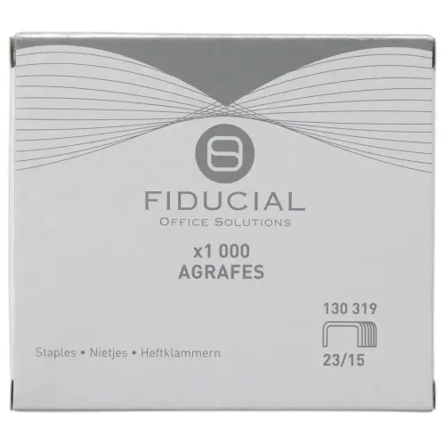 1000 Agrafes pour agrafeuse grande capacité – 23/15