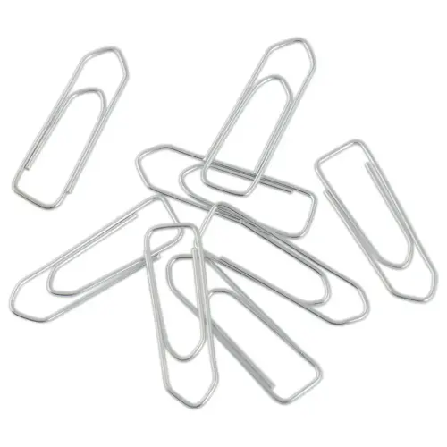 100 Trombones bout "chevron" en acier galvanisé - 32 mm