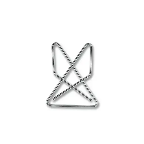 100 Attaches géantes en acier- croisées - 47 x 53 mm