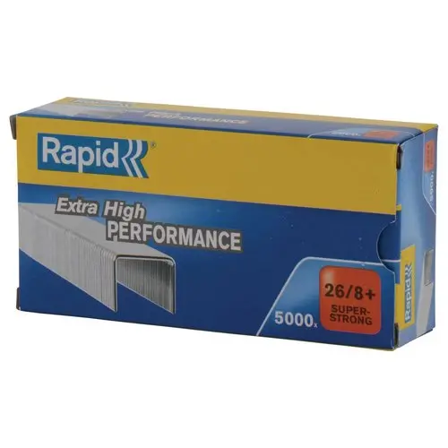 5000 Agrafes 26/8+ SuperStrong pour agrafeuses de bureau - RAPID