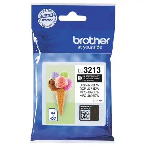 Cartouche BROTHER LC3213BK noir 