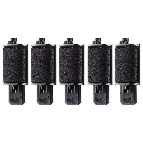5 Rouleaux encreurs compatibles EPSON IR40 - Noir - ARMOR 